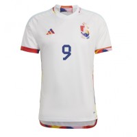 Camiseta Bélgica Romelu Lukaku #9 Segunda Equipación Replica Mundial 2022 mangas cortas